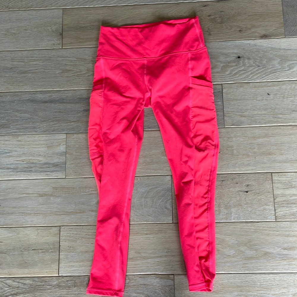 Powerhold by Fabletics | neon pink | size xs | inseam 21 inch | mesh pockets